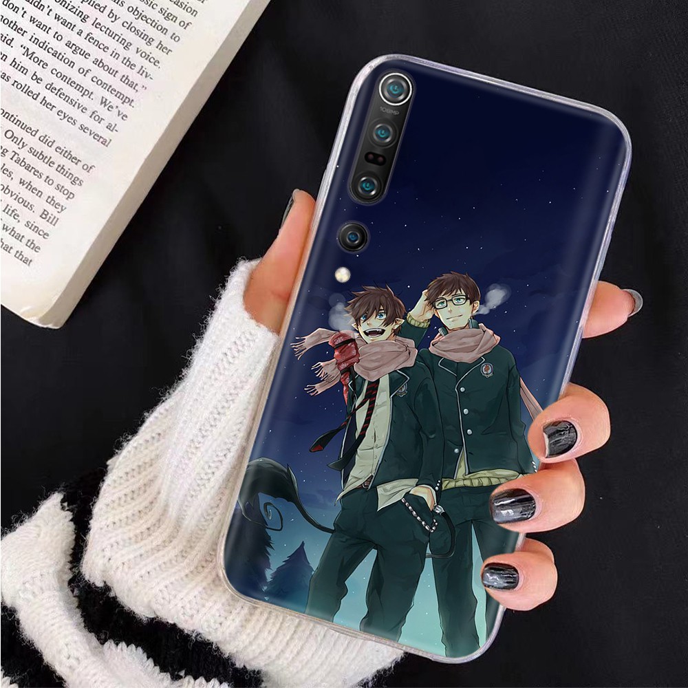 Ốp Điện Thoại Trong Suốt Họa Tiết Anime Blue Exorcist Cho Asus Zenfone Max Shot Pro 6 7 M1 M2 Plus