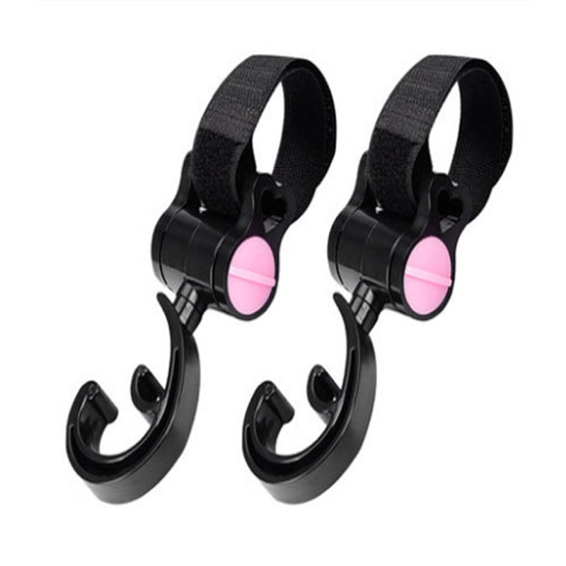Set 2 Móc Treo Đồ Đa Năng Gắn Xe Đẩy Em Bé