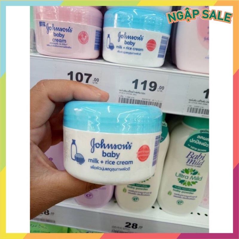 Kem dưỡng ẩm Johnson's Baby Milk Cream