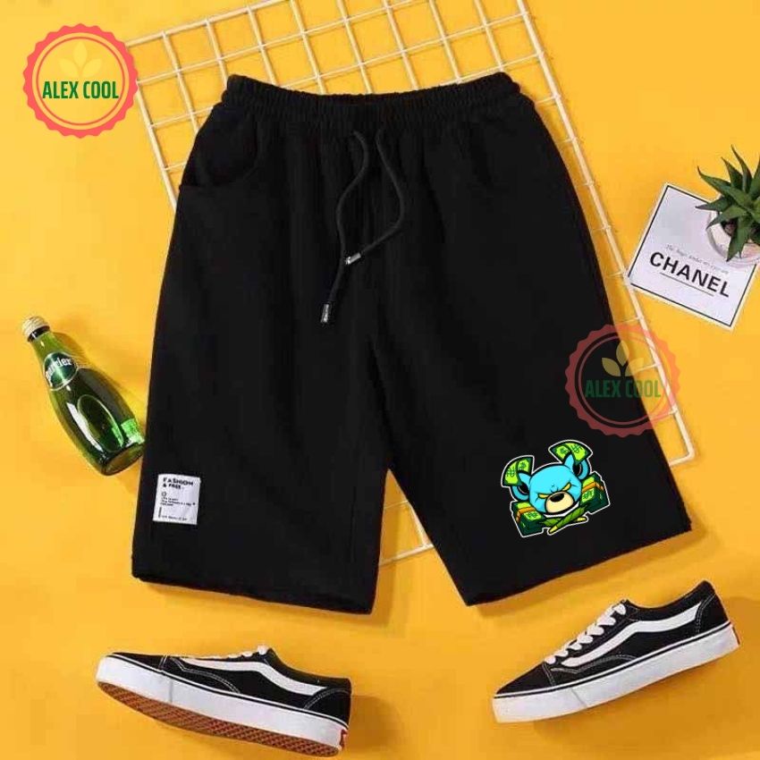 Quần đùi nam vải gió mát co giãn nhẹ mát thể thao màu 08 alex cool