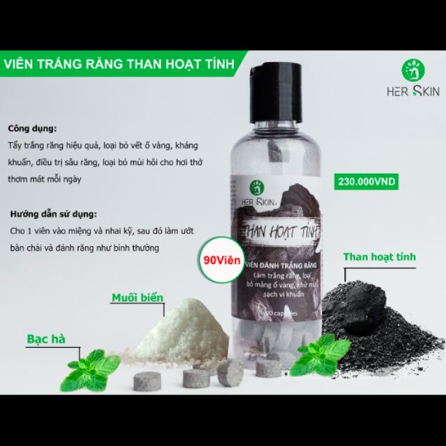 Viên trắng răng hữu cơ