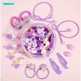 HỘP PHỤ KIỆN TÓC CHO BÉ GÁI (HANDMADE)