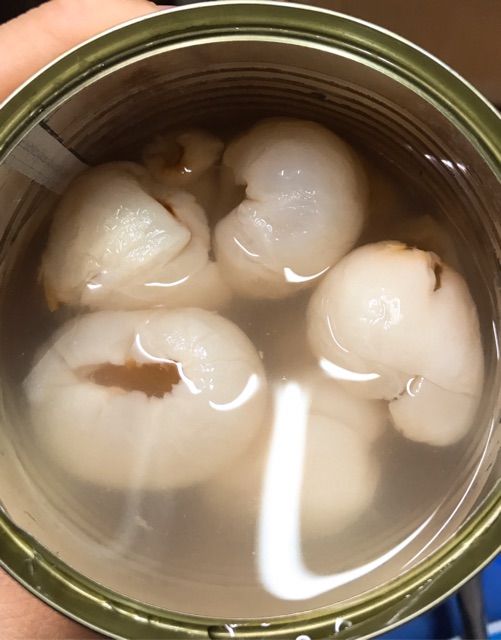 Vải Ngâm Nước Đường Farme Hộp 565g
