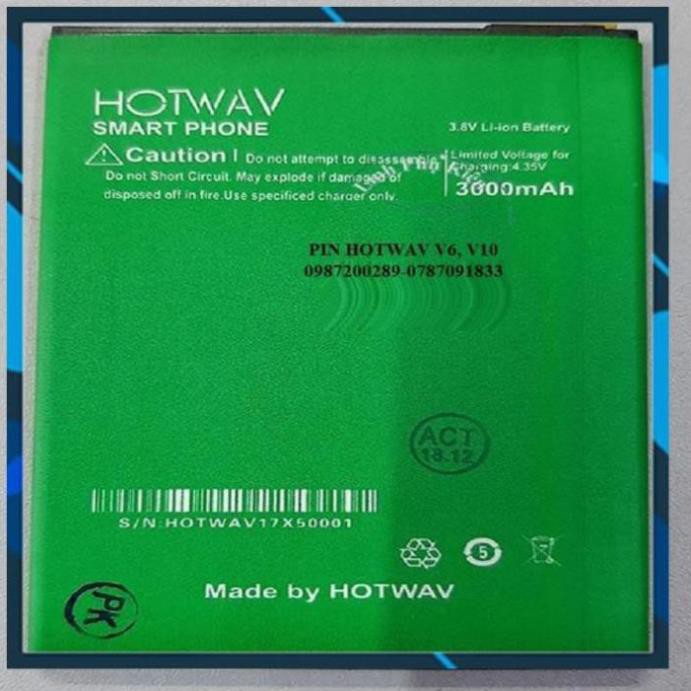 [BÁN CHẠY] PIN ĐIỆN THOẠI HOTWAV VENUS R3 , R6, R8 ZIN HÃNG