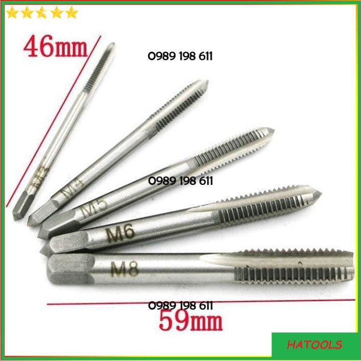 Tay Quay Taro Tự Động Tạo Ren Trong m3-m8 Tặng 5 mũi ta rô Loại Tốt DCG