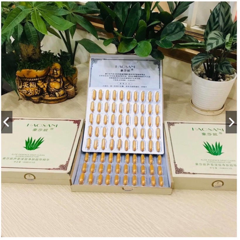 Viên Hút Chì Thải Độc Tố HAOSANI - Hộp 100V Chính Hãng Dùng spa thẩm mỹ viện