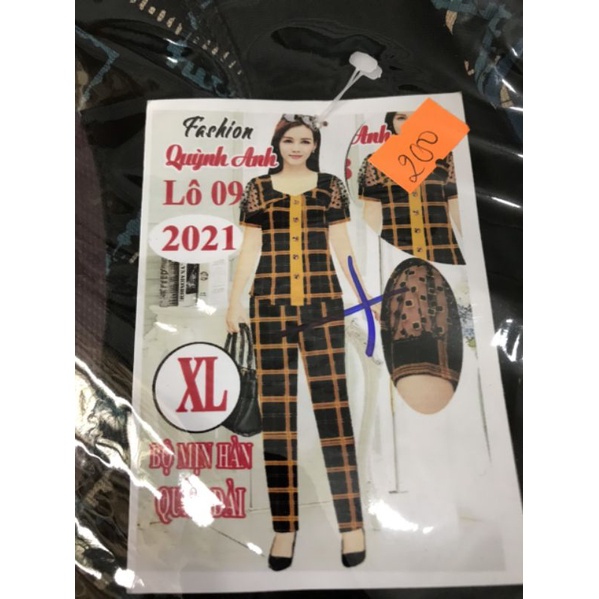 BỘ QUỲNH ANH COTTON MỊN HÀN