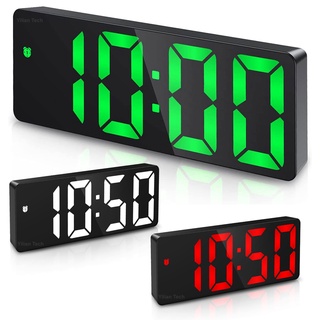 Đồng Hồ Báo Thức Kỹ Thuật Số Có Đèn LED Hiển Thị Nhiệt Độ Phòng Ngủ