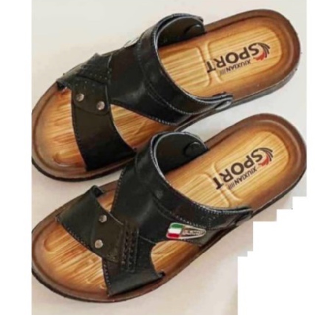 DÉP SANDAL NHỰA GIẢ DA (ĐẶT NHÍCH LÊN 1 SIZE)