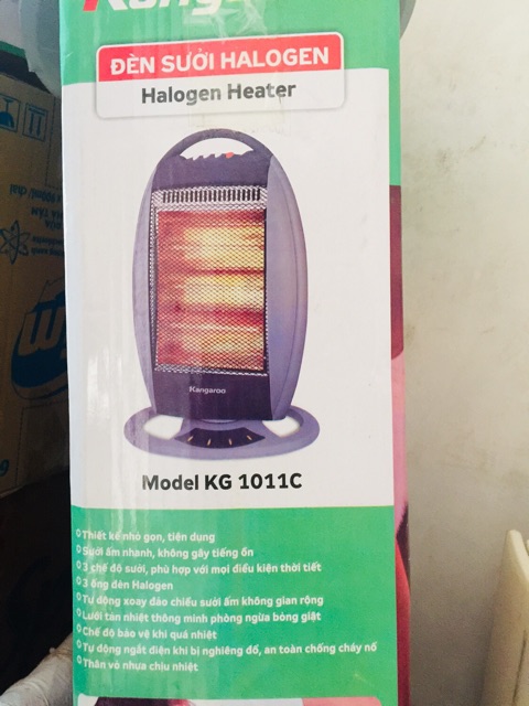 Đèn sưởi Halogen Kangazoo KG1011C