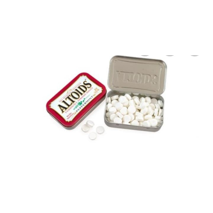 [ HỘP TO ] Kẹo ngậm ALTOIDS hương vị bạc hà của MỸ