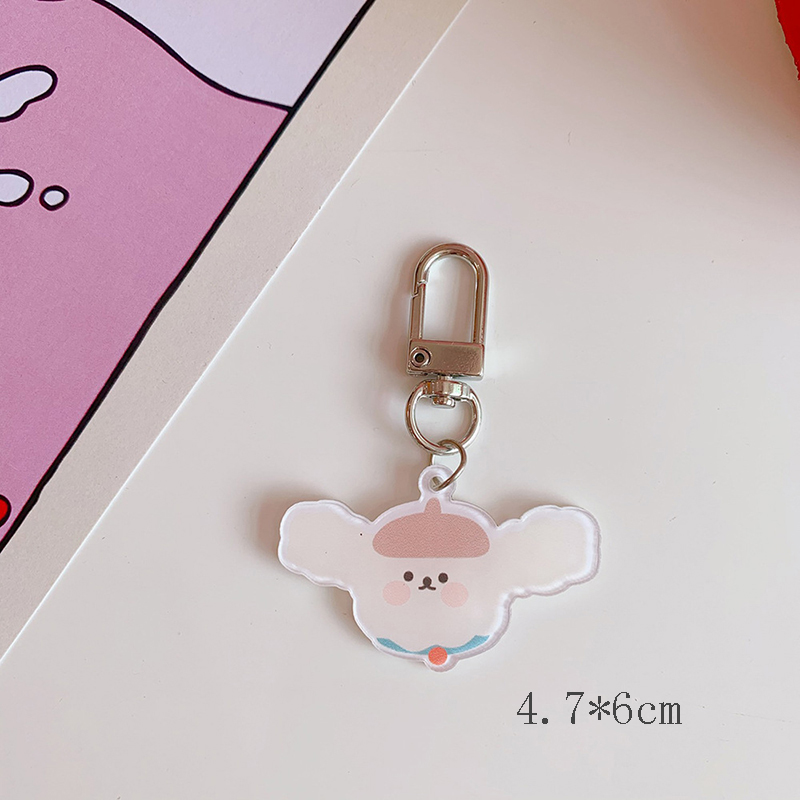 Móc khóa thiết kế hình gấu xinh xắn
