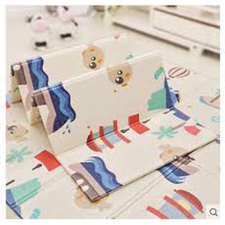 Thảm xốp gấp gọn 2 mặt cho bé tập bò chống ngã