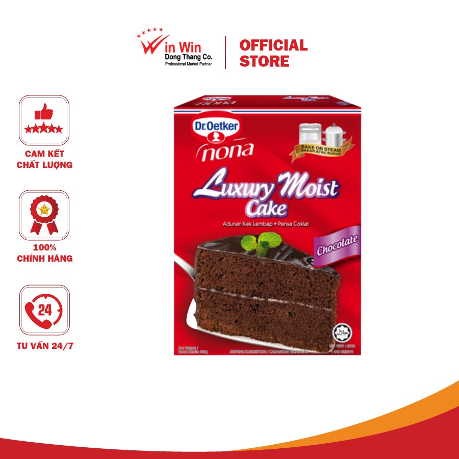Bột Làm Bánh Moist Cake Socola Dr. Oetker 520g