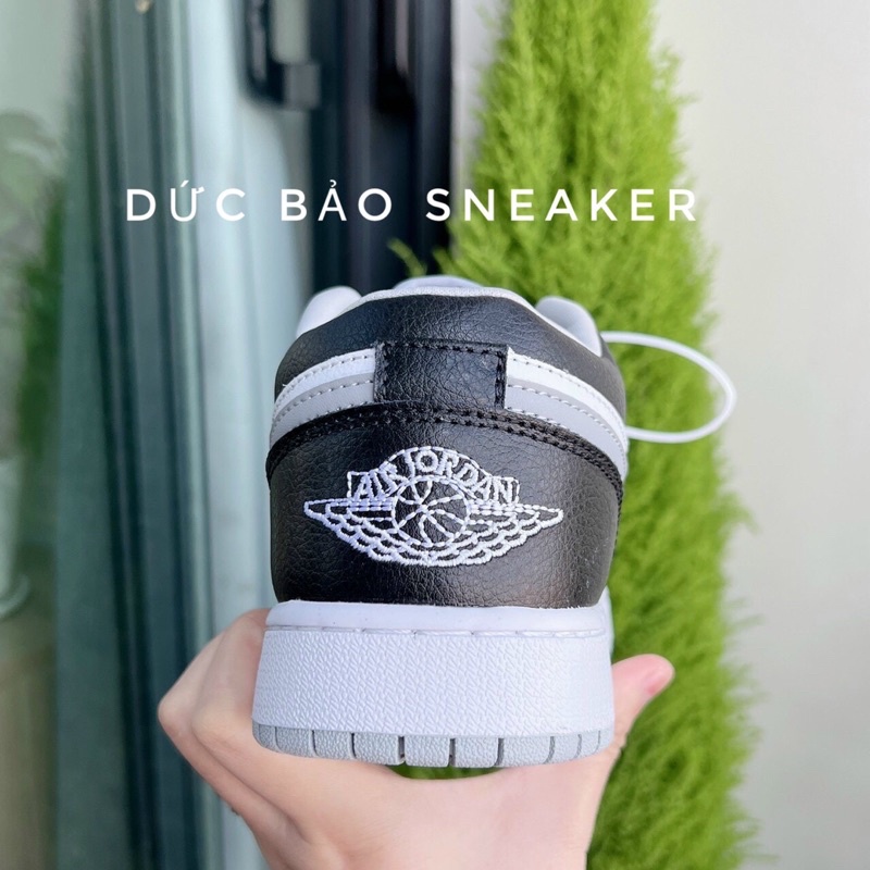 Giày jordan xám đen cổ thấp  ❤️FREE SHIP❤️  giày jordan 1 hàng 11  ,  thể thao nam nữ sneaker l