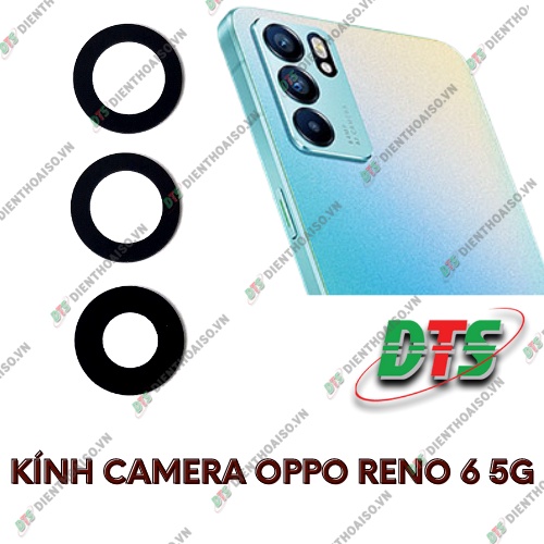 Kính camera oppo reno 6 5g kèm keo dán
