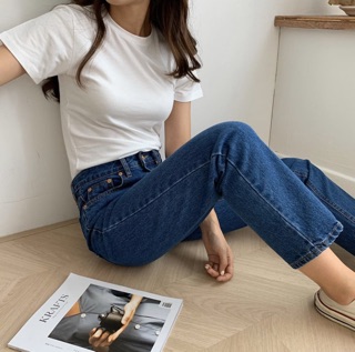 Áo thun trơn cổ tròn basic