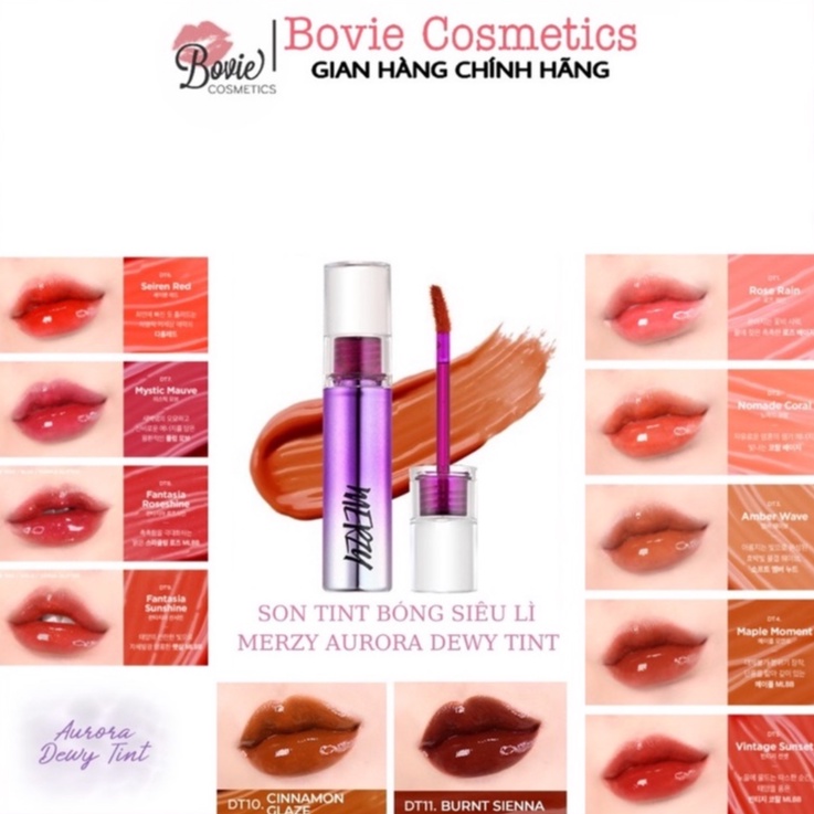 Son Tint Bóng Merzy Aurora Dewy Tint