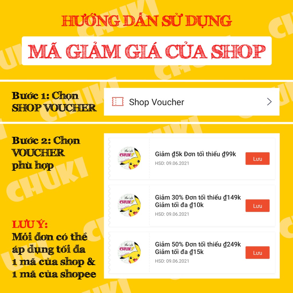 Bánh gấu mix 3 vị 420g ChuKi đồ ăn vặt Saigon