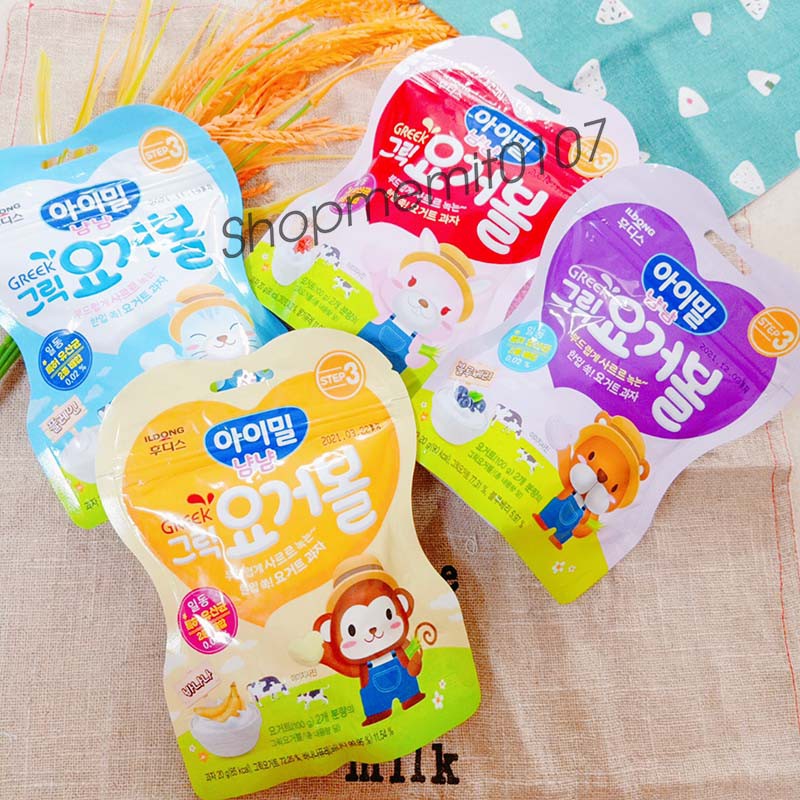 [𝘽𝙤̂̉ 𝙎𝙪𝙣𝙜 𝙑𝙞𝙩𝙖𝙢𝙞𝙣] Sữa Chua Khô Trái Cây ldong Hàn Quốc 20g cho bé