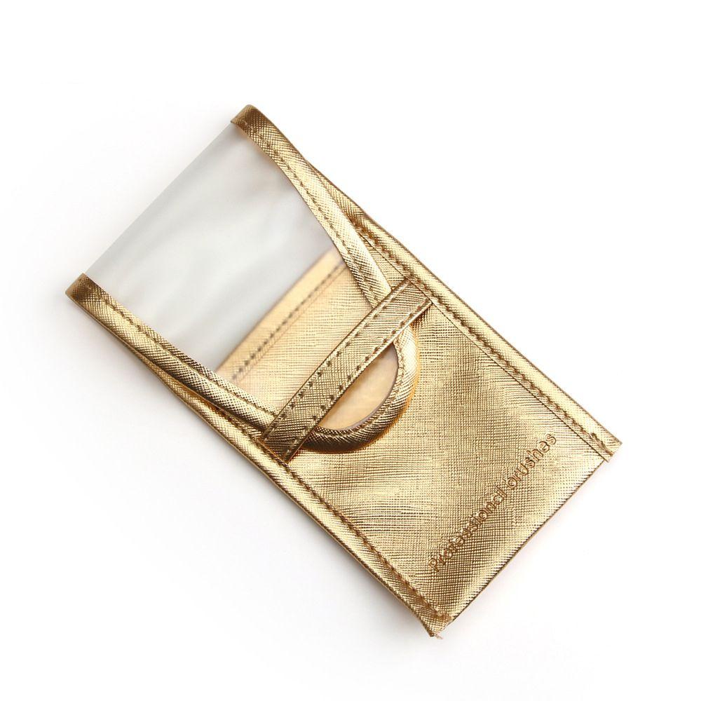 Túi Đựng Cọ Trang Điểm DYRUIDOJ Chất Liệu Da Pu Màu Trơn Sáng Tạo