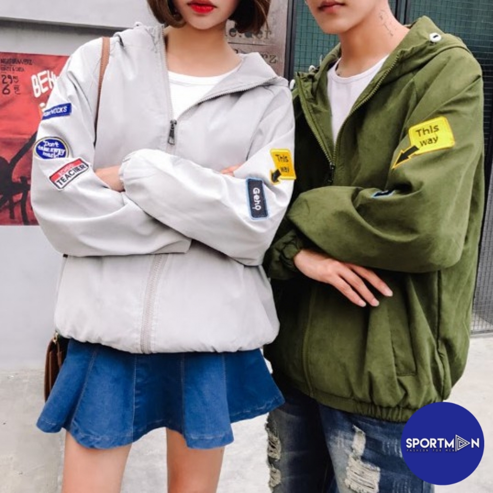 Áo da lộn sticket trẻ trung - AR133 | BigBuy360 - bigbuy360.vn