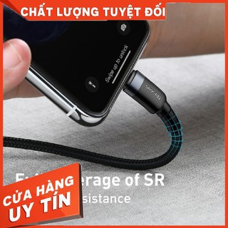 Cáp sạc nhanh 18W dùng cho iPhone, iPhone - Baseus Cafule Data Cable Type-C to iP