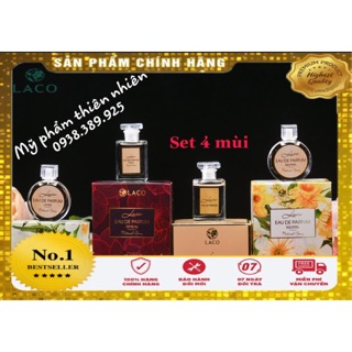Nước hoa LACO set 4 mùi