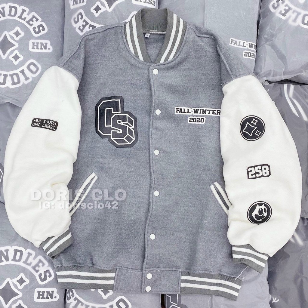 Áo Khoác Cadigan Bomber Vải Nỉ Ngoại Có Nút Bấm Form Chuẩn Dành Cho Cả Nam Và Nữ