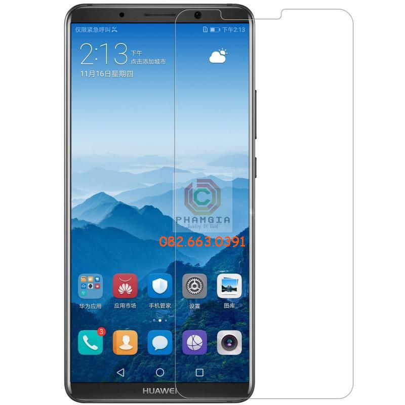 Dán cường lực dẻo nano Huawei Mate 10 pro trong suốt, cường lực 9H+
