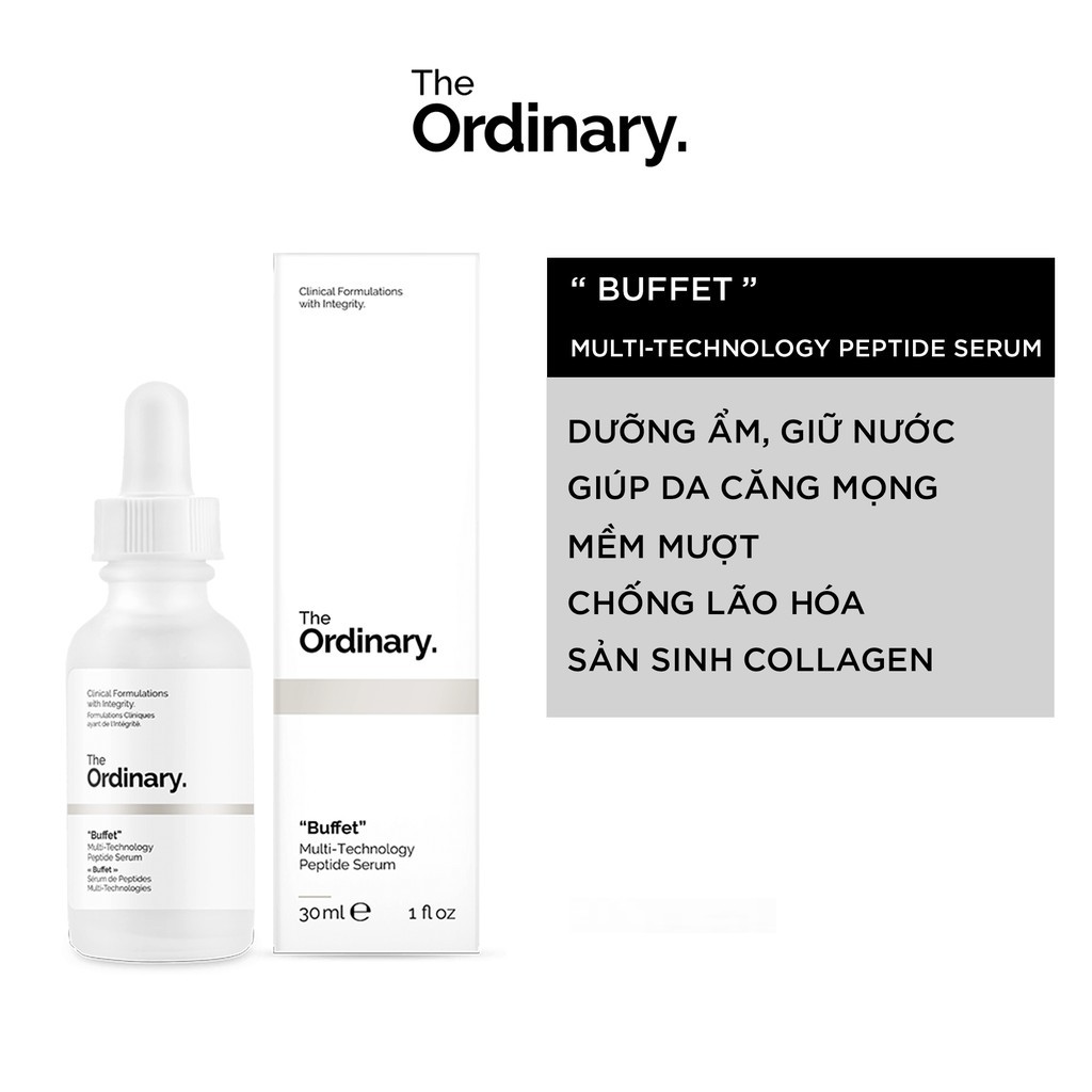 Serum Chống Lão Hóa The Ordinary ''Buffet'' Multi-Tech 30ml