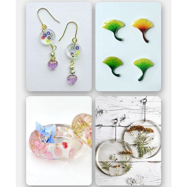 Keo UV resin loại cứng, đổ dày, trong suốt làm handmade