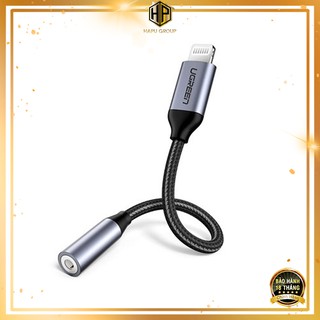  Cáp chuyển đổi Lightning to 3.5mm Ugreen 30756 chuẩn MFI cao cấp 