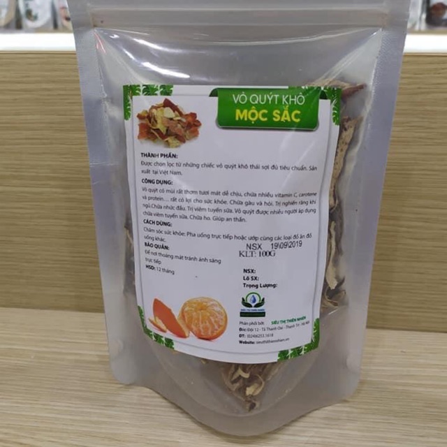 Trà vỏ cam quýt Mộc Sắc (gói 500gr)