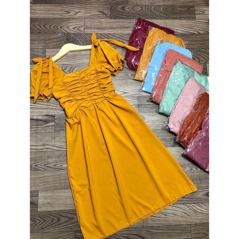 Váy hoa nhí 2 dây hồng đất siêu xinh {HUONGTONG867 } | BigBuy360 - bigbuy360.vn