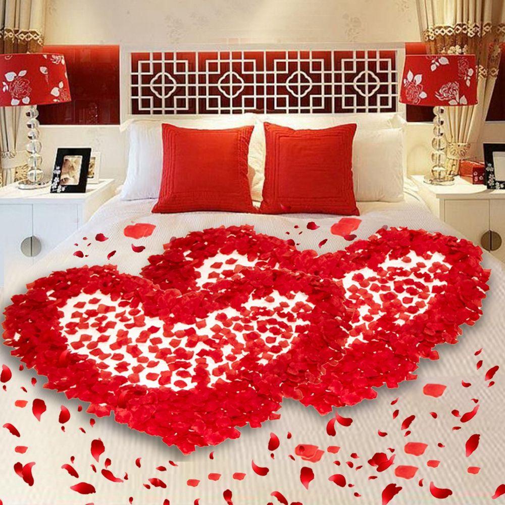 Set 100 Cánh Hoa Giả Dùng Trang Trí Tiệc Cưới / Sinh Nhật DIY