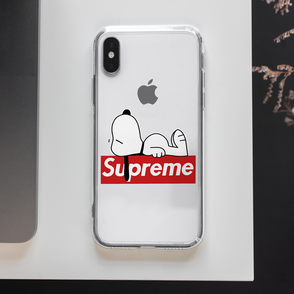 iPhone 12 PRO MAX iPhone 11 pro max iPhone x xr xs max iPhone 8 plus 7 plus SE2020 6 6s Plus Snoopy Spike Charlie Brown Casing Phone Case Transparent Soft TPU Cover