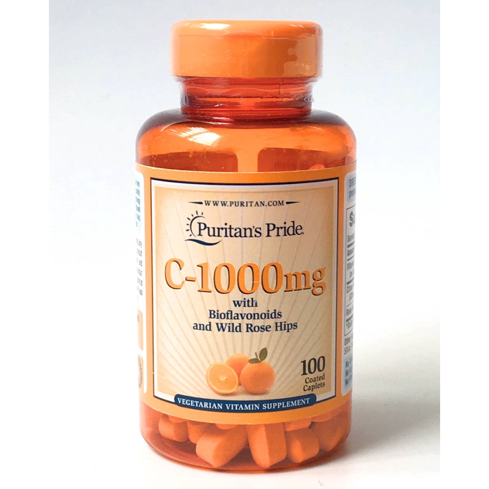 Bổ sung Vitamin C Puritan's Pride Vitamin C 1000mg Bioflavonoids + Wild Rose Hips 100 viên