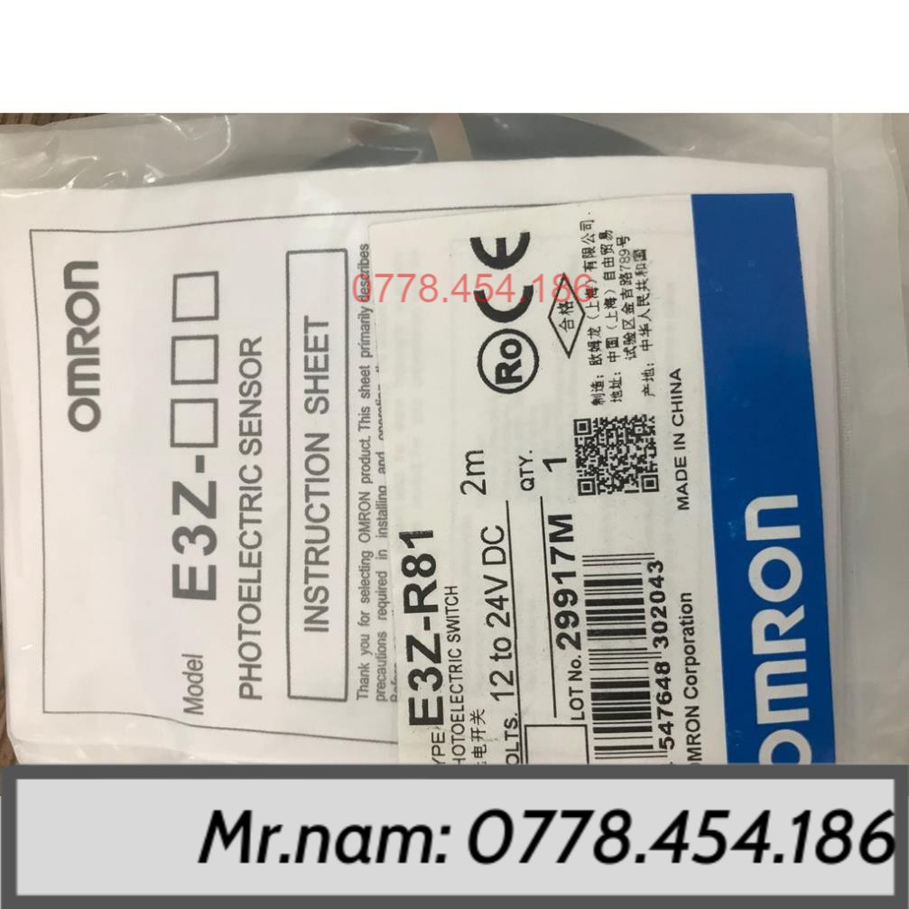 Cảm biến quang Omron E3Z-R81 2M