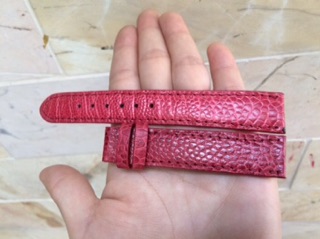 Dây Đồng Hồ Da Đà Điểu Size 18