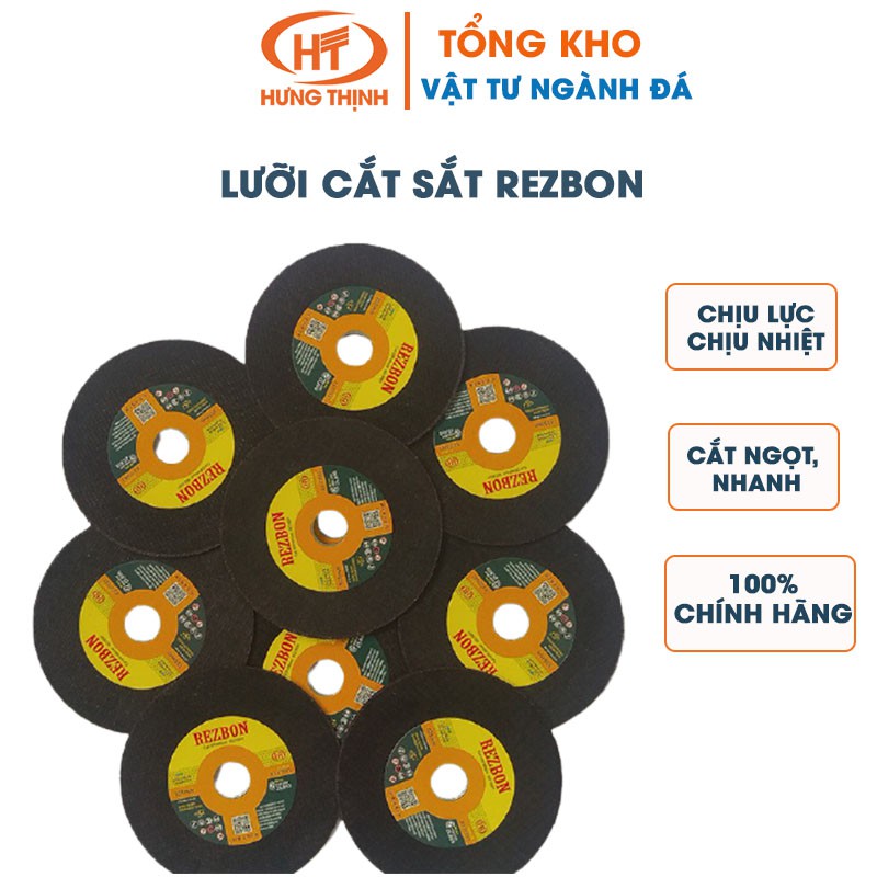 Lưỡi cắt sắt Rezbon FREESHIP Lưỡi cắt sắc bén, cắt cực êm Chịu lực, chịu nhiệt tốt, không bị biến dạng