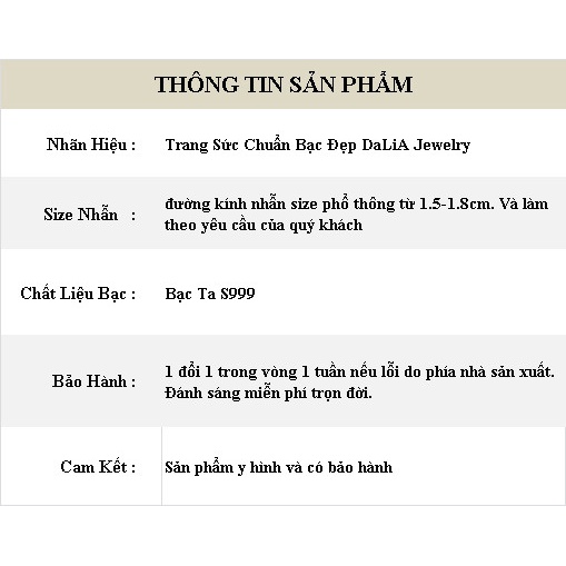 Nhẫn đôi bạc tròn trơn bản to khắc chữ theo yêu cầu DaLiA Jewelry nhẫn bạc trơn ...