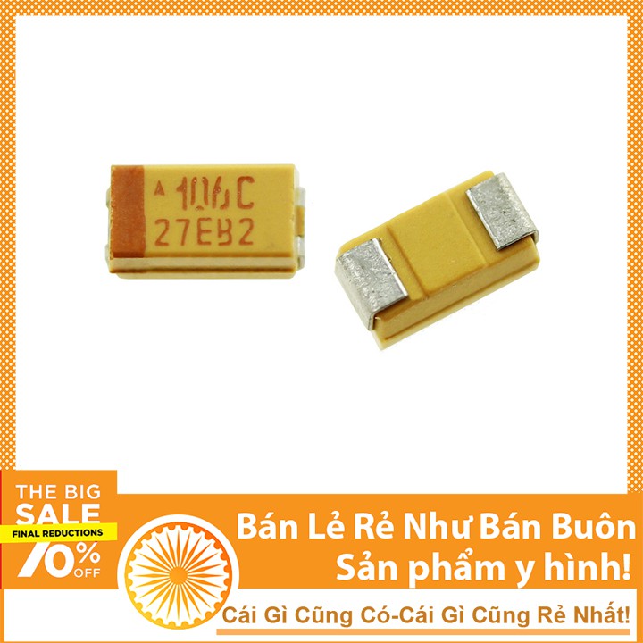 Tụ Tantalum 10V10uF 1206 - A3216