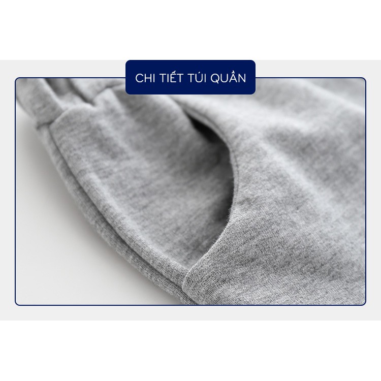 Quần thun bé trai WELLKIDS quần short cho bé hoạ tiết hoạt hình hàng xuất Âu Mỹ