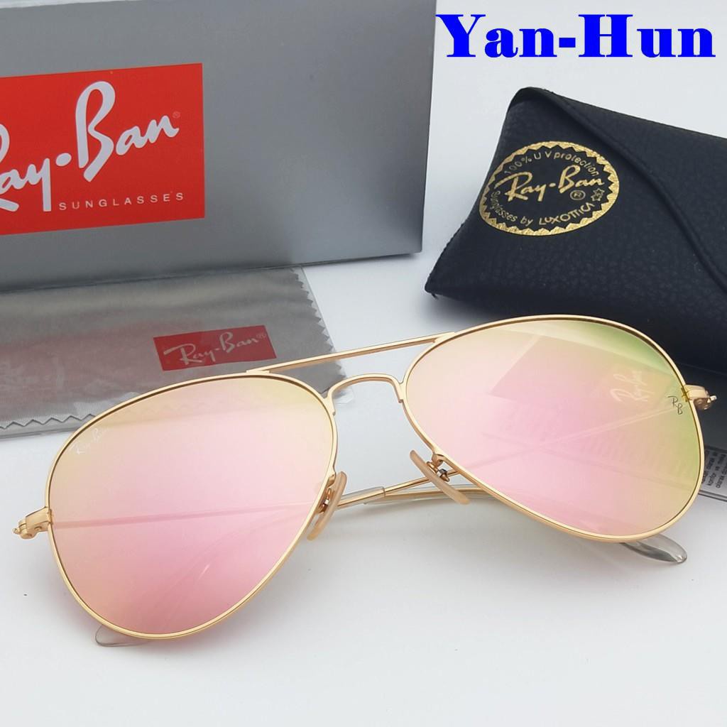 Ray ban Kính Mát rb3025 / 3026 Màu Hồng Cho Nam Nữ