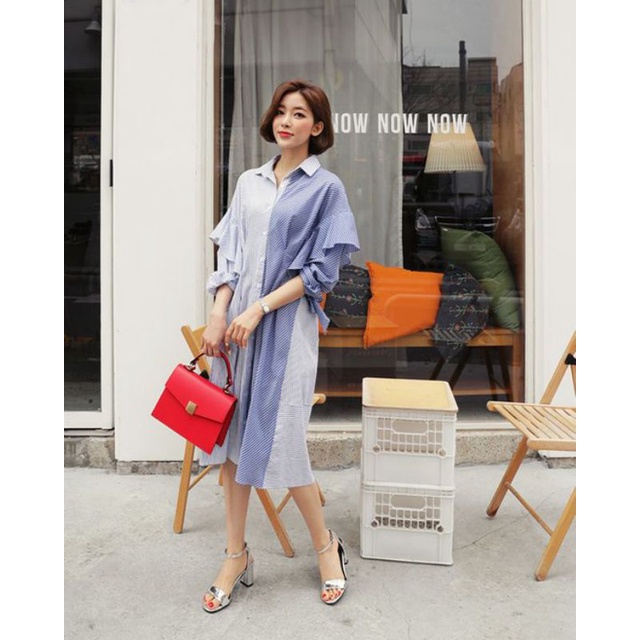 ( Chốt Live) Đầm Vip Sơmi freesize phom suông