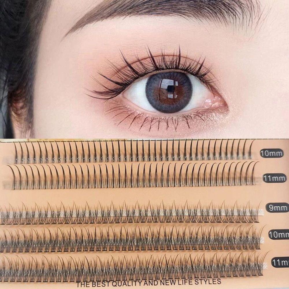 OCEANMAP Lông Mi Giả Dày Và Cong Tự Làm Hình Đuôi Cá