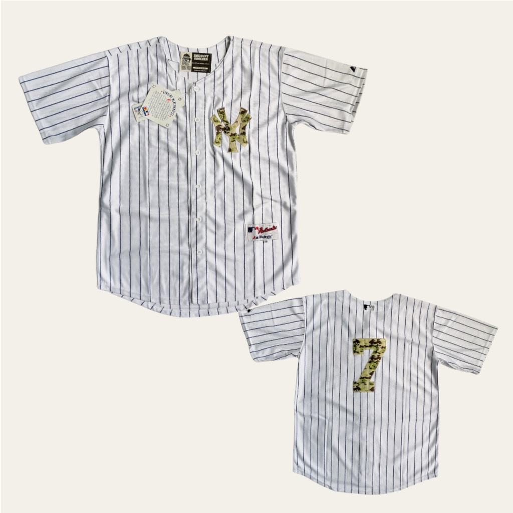 Áo bóng chày Mlb New york Ny Yankees jersey hiphop kpop Thun ba lỗ unisex nam nữ big over size thể thao gym Áo bóng rổ