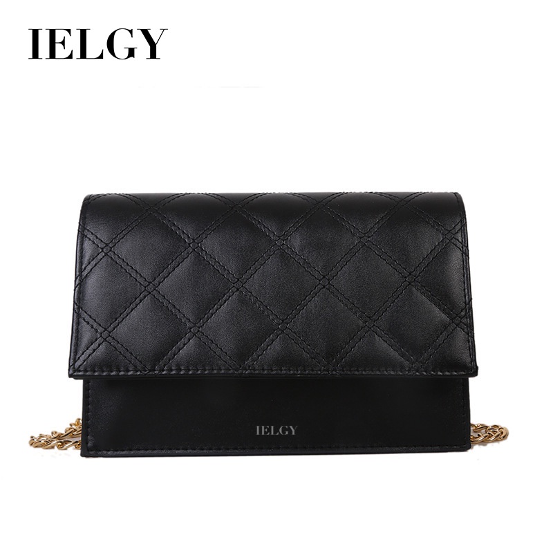 Túi đeo vai IELGY với dây quai xích thời trang phong cách cổ điển dành cho nữ