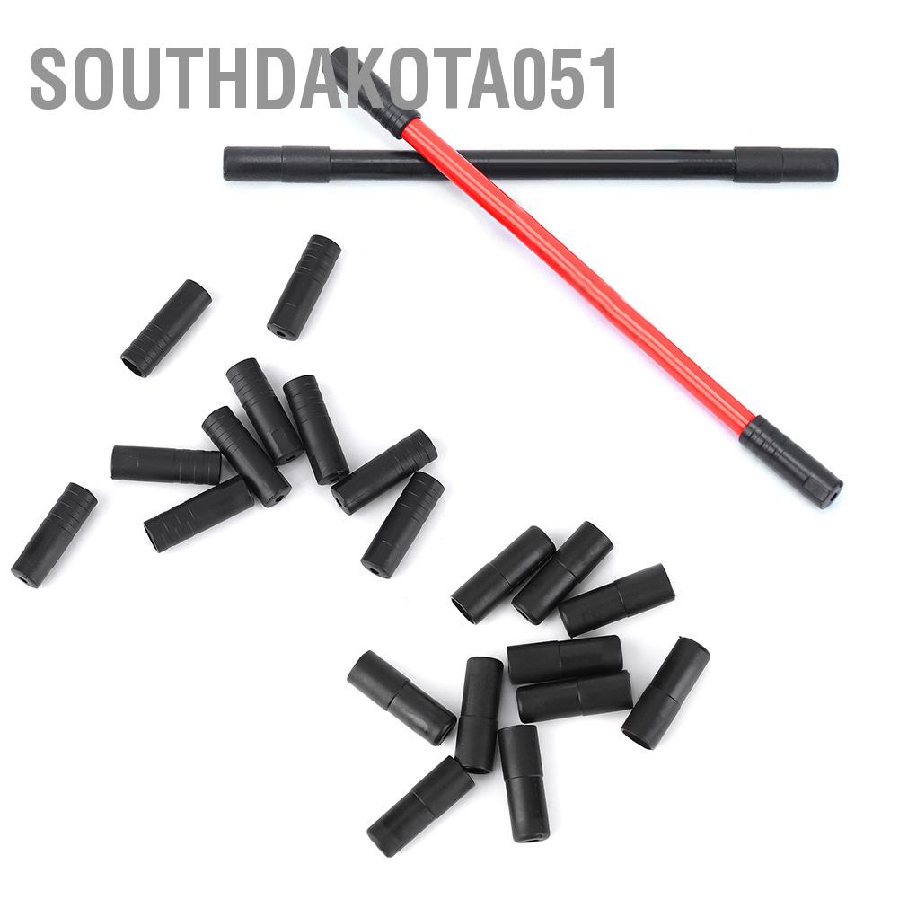Southdakota051 10PCS 4mm 5mm Plastic Shift Brake Cable End Tip Cap Bike Shifter Accessory